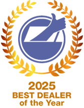 ディーラー・オブ・ザ・イヤー2025 最優秀賞:
販売台数、顧客満足度等を総合的に達成された優秀な販売店に贈られる賞です。